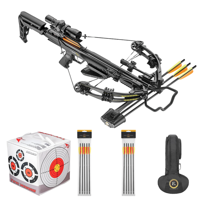 EK Archery Blade+ Black Compound Crossbow Bundle