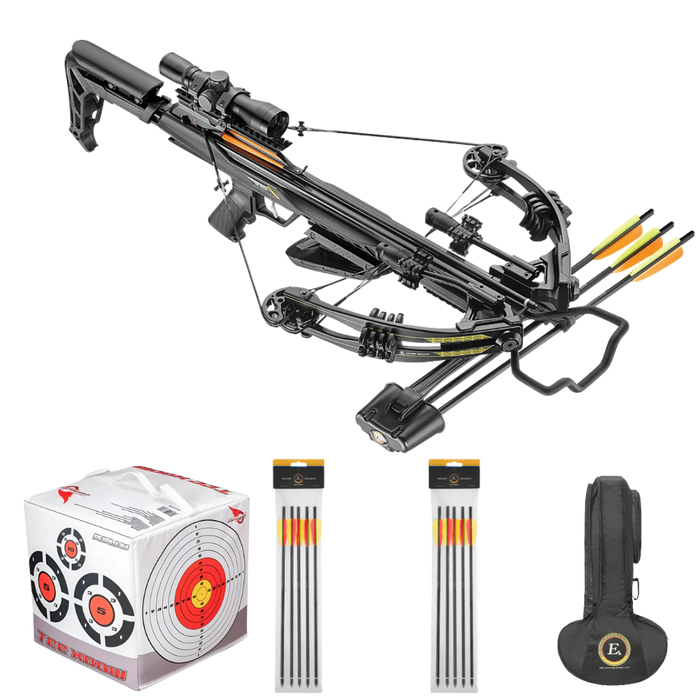 EK Archery Blade+ Black Compound Crossbow Bundle