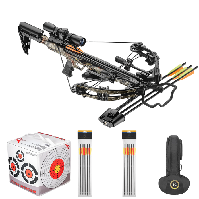 EK Archery Blade+ Camo Compound Crossbow Bundle