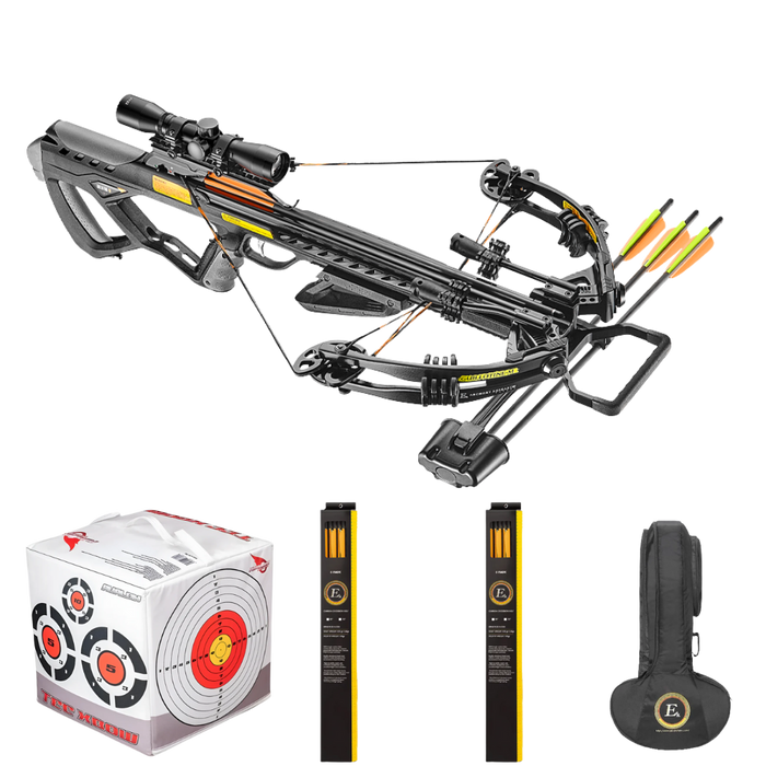 EK Archery Guillotine-M+ Black Compound Crossbow Bundle