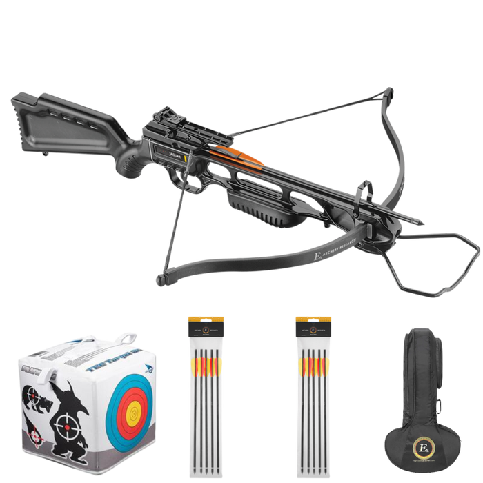 EK Archery Jaguar 150lbs Crossbow Bundle