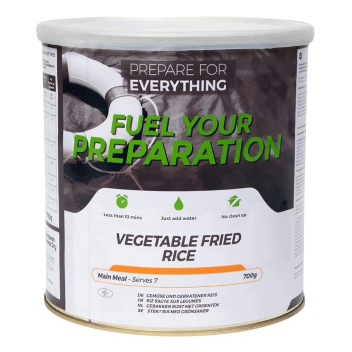 Fuel Your Preparation Vegetable Fried Rice Freeze Dried Meal Tin