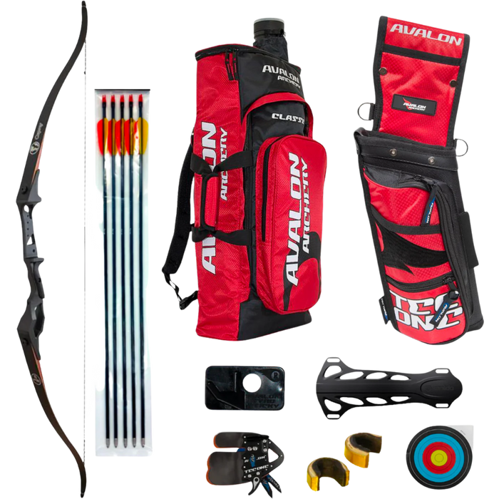Sanlida Mens Starter Recurve Bow Kit 'Fire' 35lbs RH