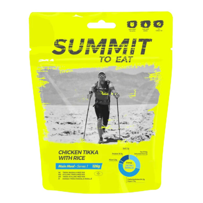 Summit To Eat Pollo Tikka con Riso Sacchetto di Pasto Liofilizzato