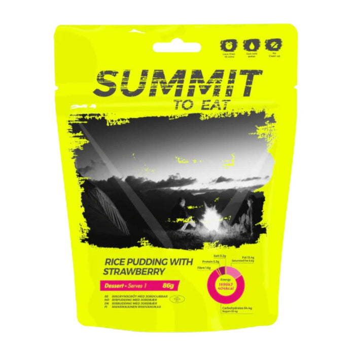 Summit To Eat Rice Pudding con Fragola Liofilizzata in Busta