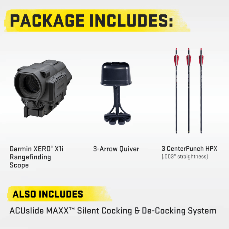 TenPoint TRX 515 XERO Compound Crossbow Package 515fps