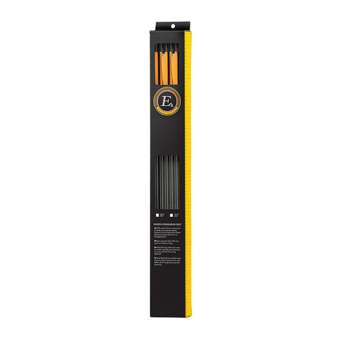 Flèches en carbone EK Archery 30" - Paquet de 6