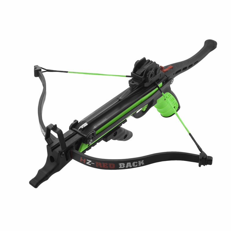 Hori-Zone Redback Pistol Crossbow 50lbs - Green/Black