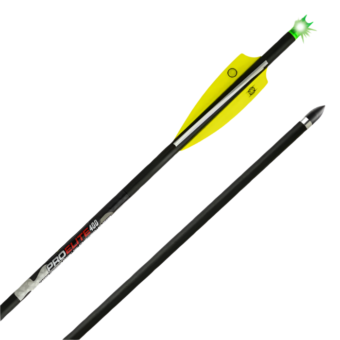 TenPoint Bolt Carbon Pro Elite 400 20" con tacche Alpha.003"