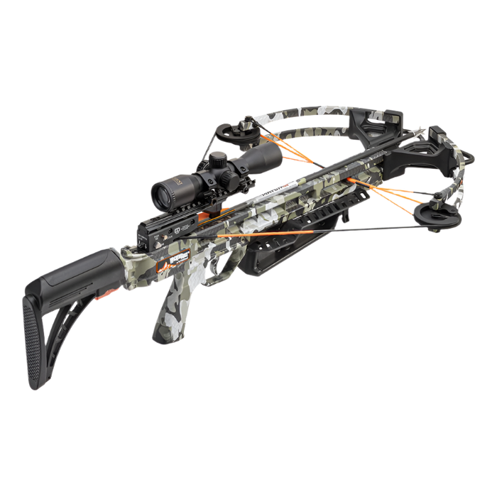 Wicked Ridge Crossbow Compound Raider 400 De-Cock Rope Sled Adjustable Stock Pro-View Scope