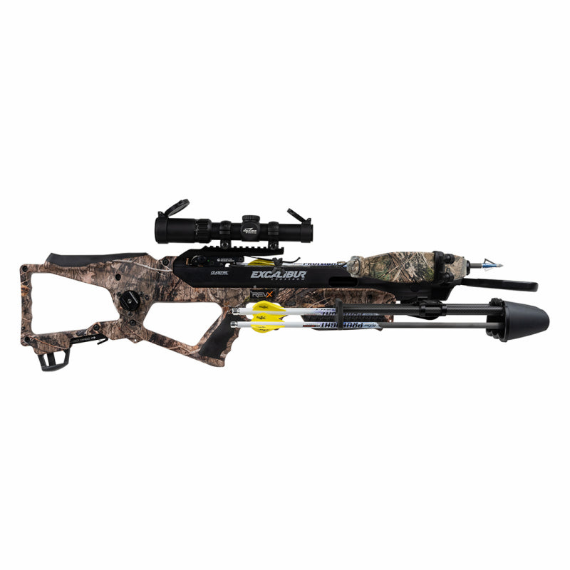 Excalibur REVX Crossbow Set with Overwatch Scope - Mossy Oak DNA Camo