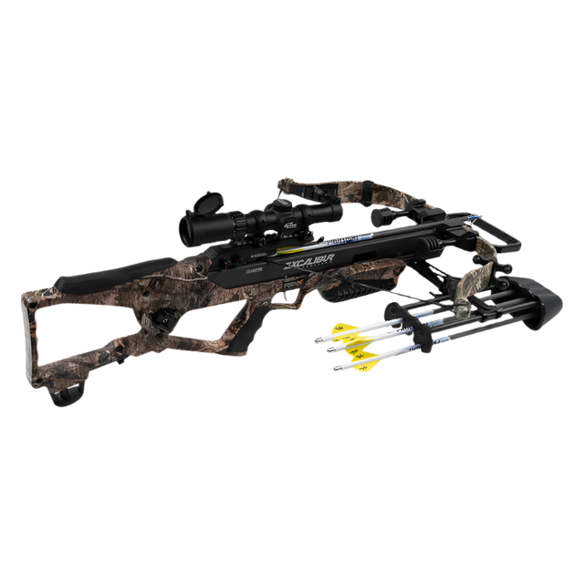 Set balestra Excalibur REVX con mirino Overwatch - Mossy Oak DNA Camo
