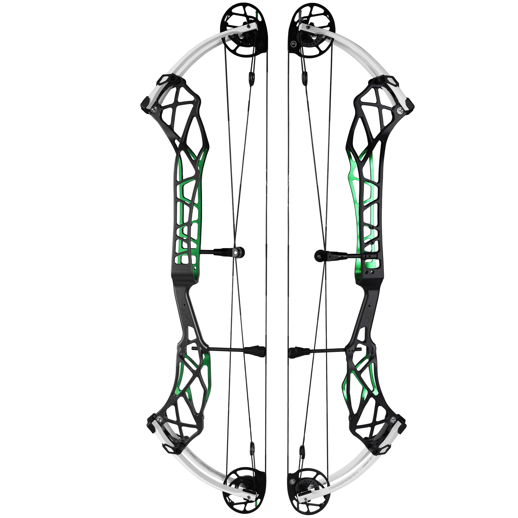 COMPOUND X40 LARGE CAM ROTATING MOD 25-40LBS 27"-31" RH ANODIZED BLACK/GREEN