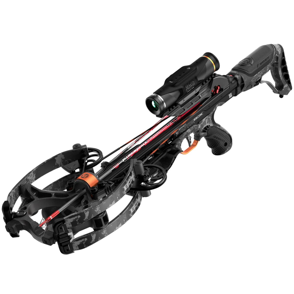 Arrow Raptor Barnett Hyper Raptor BCX BUK Ops Cycloptic-X Compound Crossbow Package ...