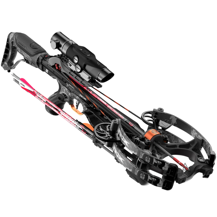 Barnett Hyper Raptor BCX BUK Ops X-Factor Scope Compound Crossbow Package 425fps