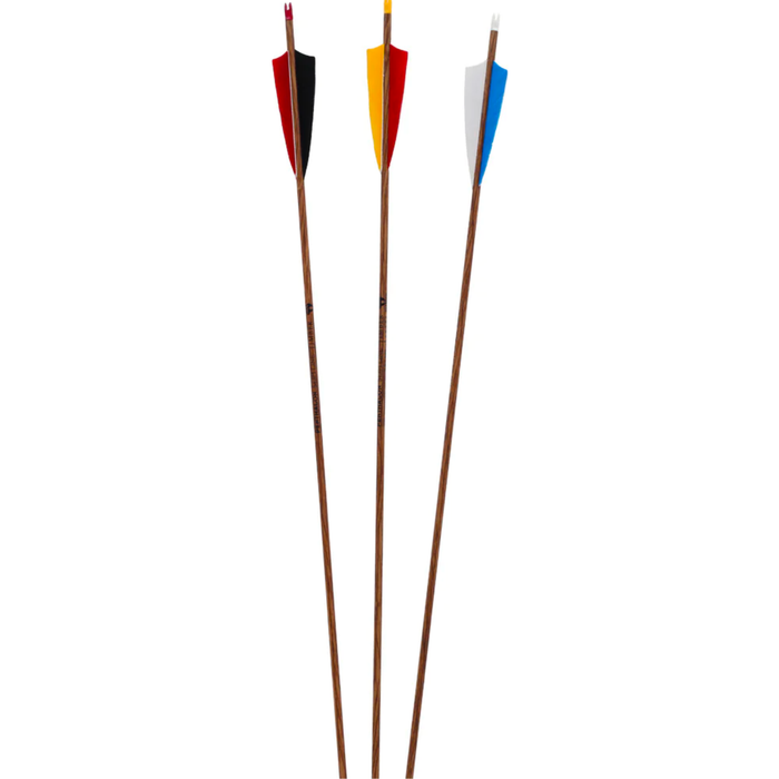 Bearpaw Slim Line Timber Arrows - 12 Pack