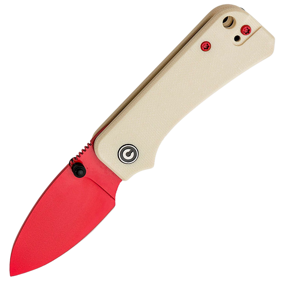 CIVIVI Baby Banter Red Blade, Ivory G10 C19068S-7