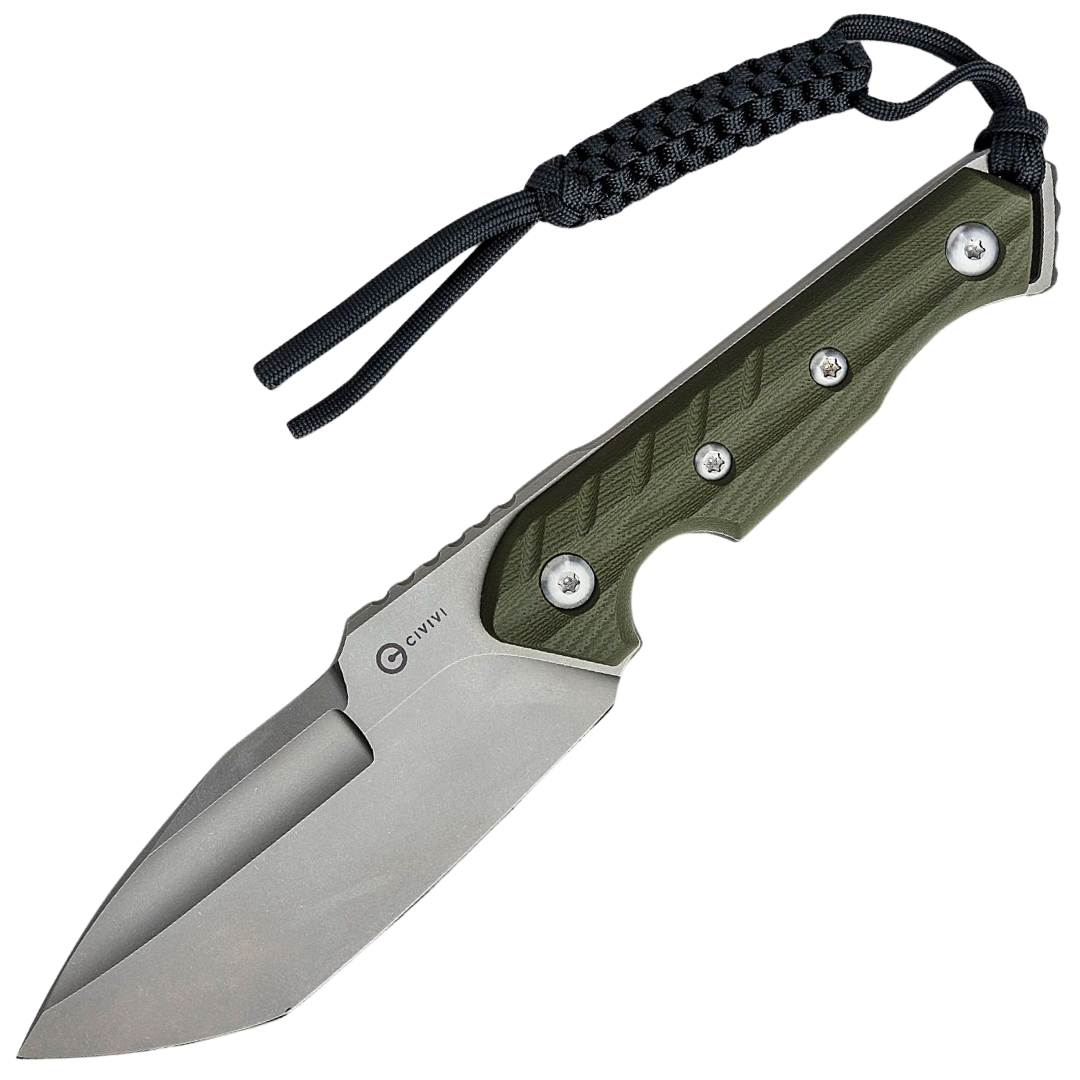 CIVIVI Maxwell Stonewashed D2 Fixed Blade C21040-2