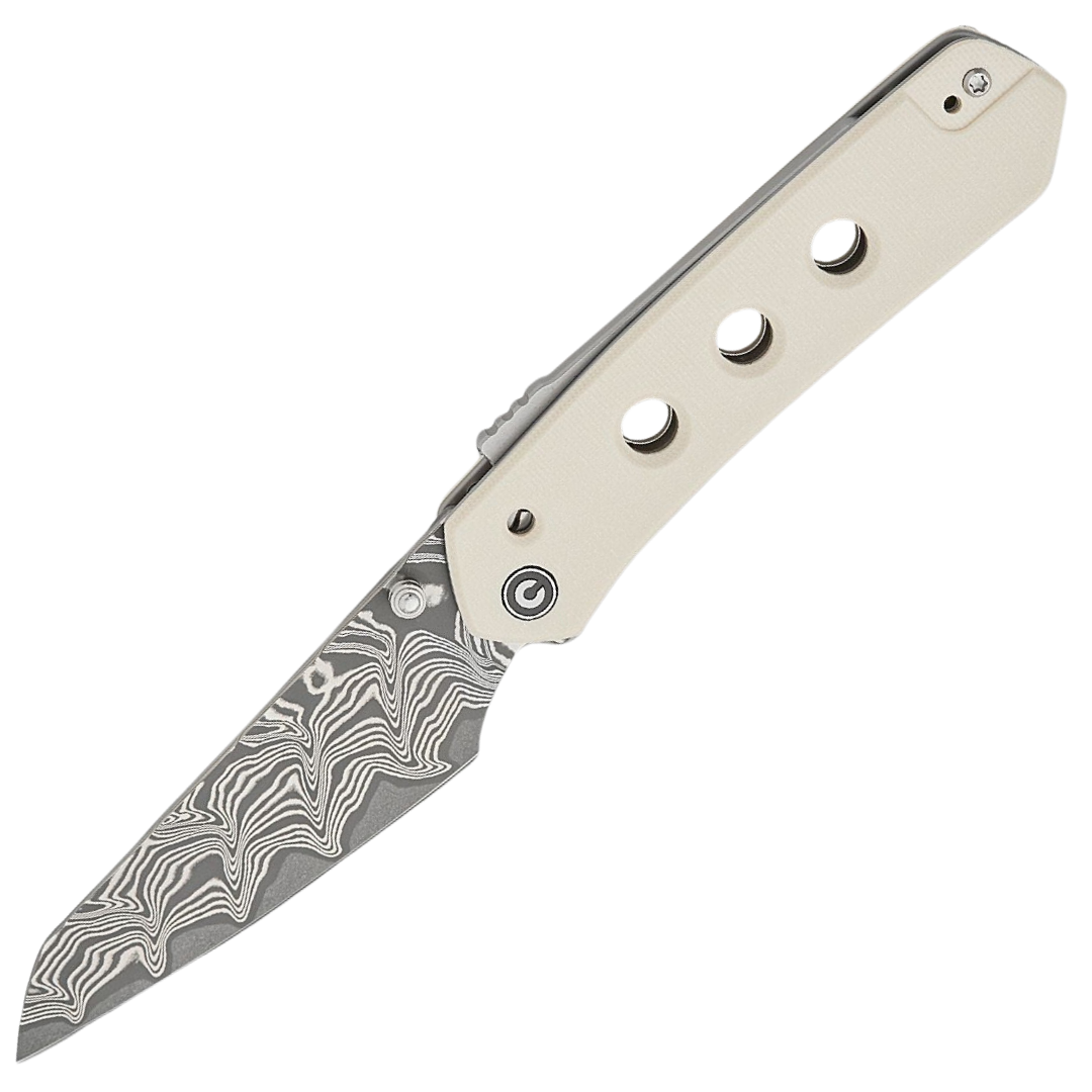 CIVIVI Snecx Vision FG Superlock Damascus Ivory G10 C22036-DS1