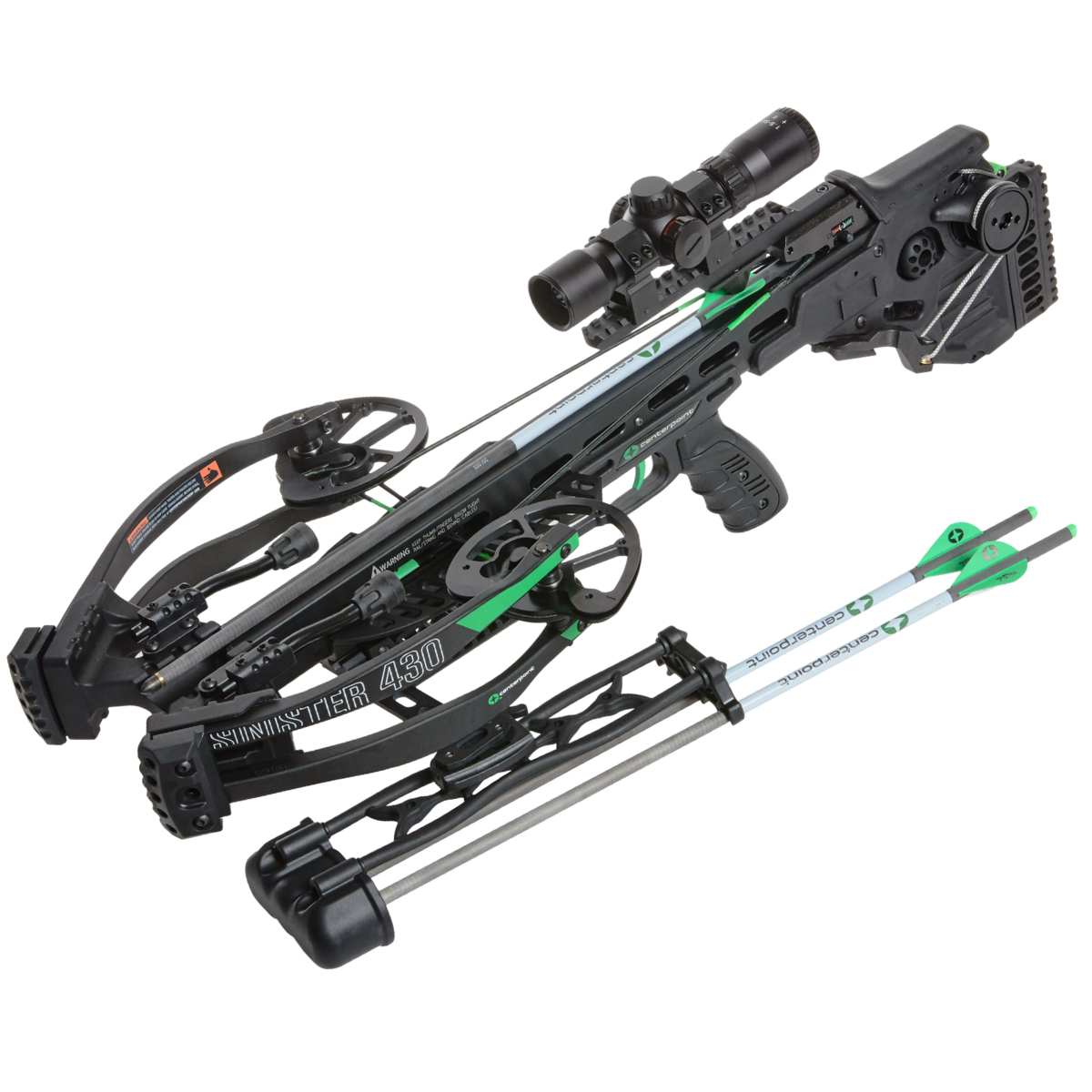 CenterPoint Sinister 430 Compound Crossbow Package 430fps — Tactical ...