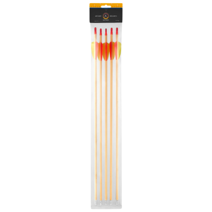 EK Archery Target Wooden Arrows - 5 Pack