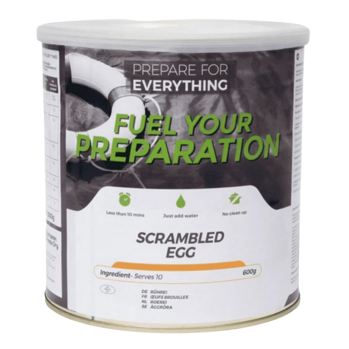 Fuel Your Preparation Scrambled Egg Freeze Dried Meal Tin