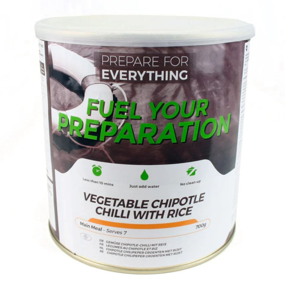 Fuel Your Preparation Vegetable Chipotle w/ Rice Freeze-Dried Meal Tin