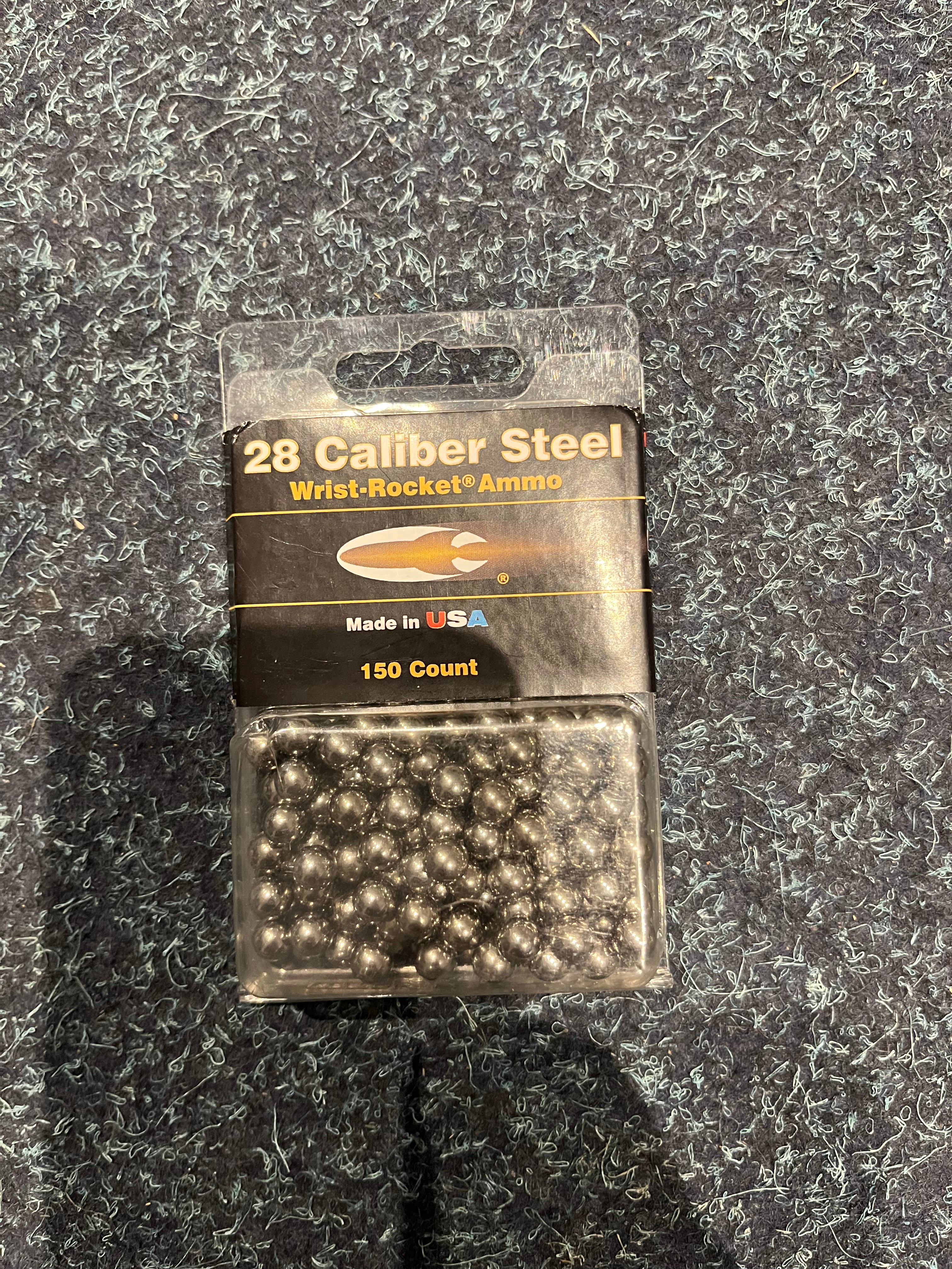 Saunders Wrist-Rocket Ammo 28 Cal Steel Slingshot ammo