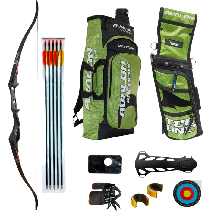 Sanlida Mens Starter Recurve Bow Kit 'Terra' 35lbs RH