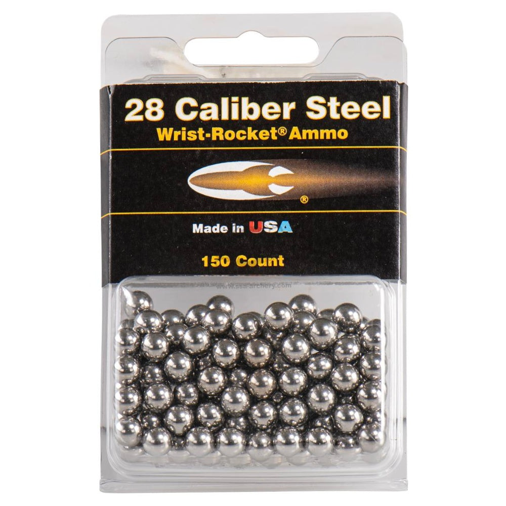 Saunders Steel Slingshot Ball Bearings 9/32" Grain - 150 Pack