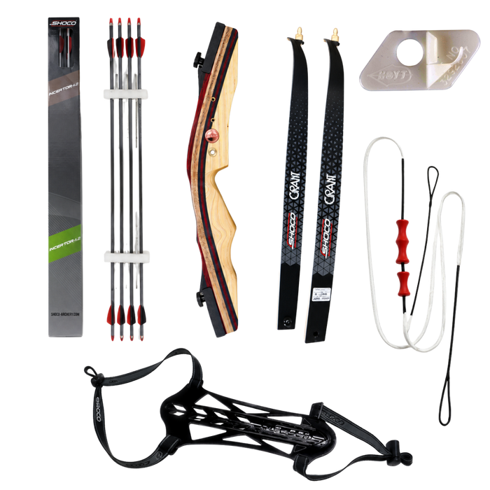 Shocq Archery Recurve Bow Kit Club