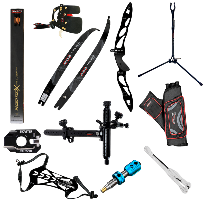 Shocq Archery Recurve Bow Kit ILF Intermediate+