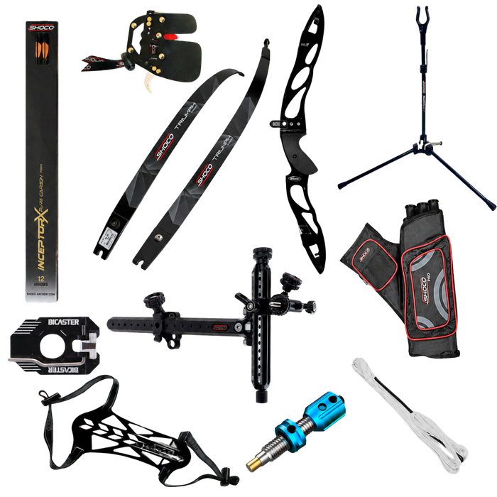 Shocq Archery Recurve Bow Kit ILF Intermediate+