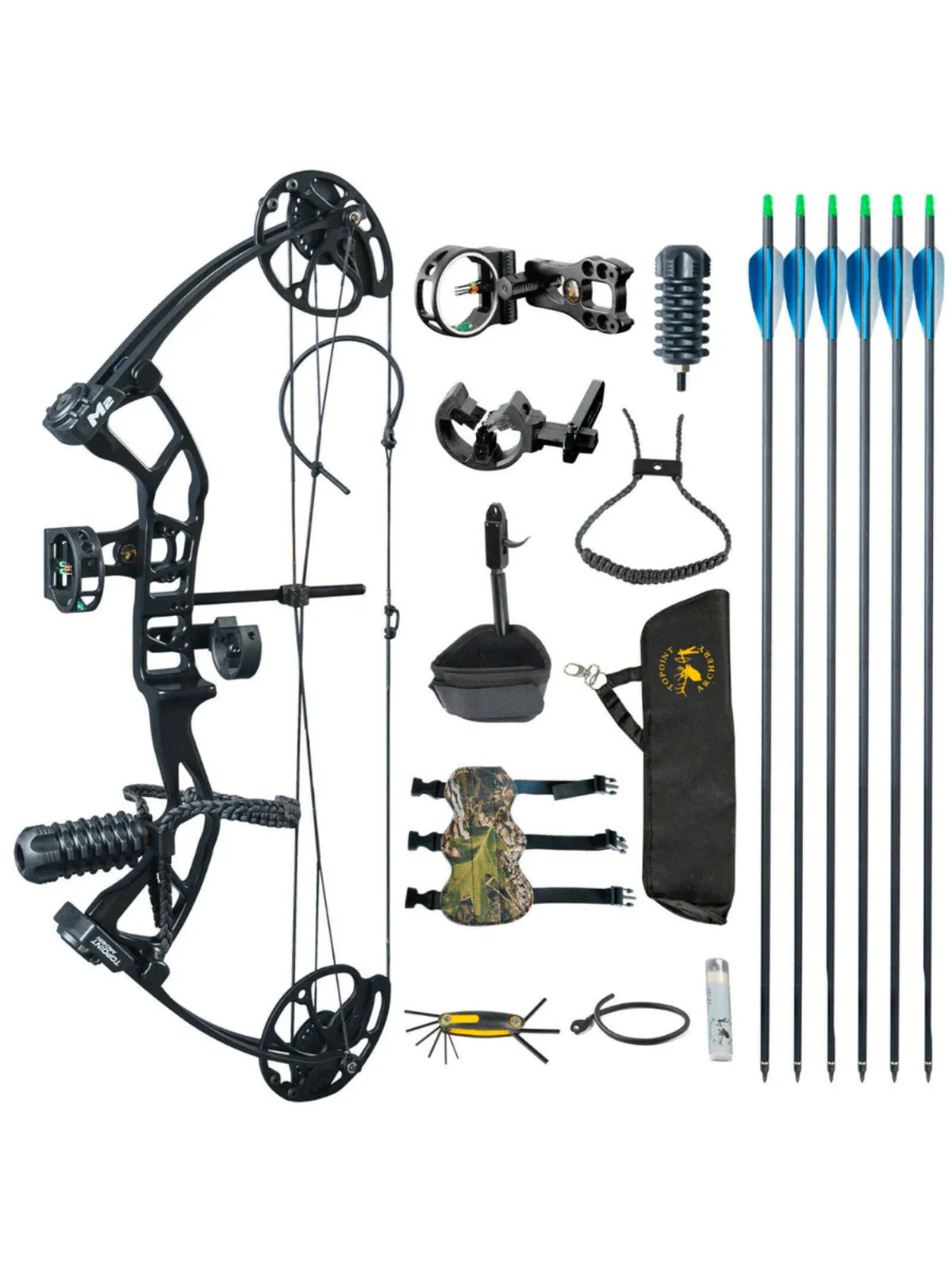 Topoint M2 Compound Bow Package Purple RH