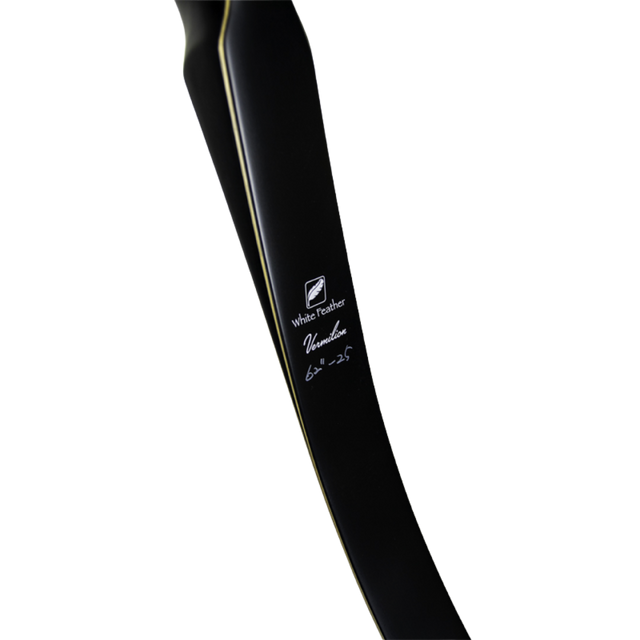 White Feather Fieldbow Vermilion 62"