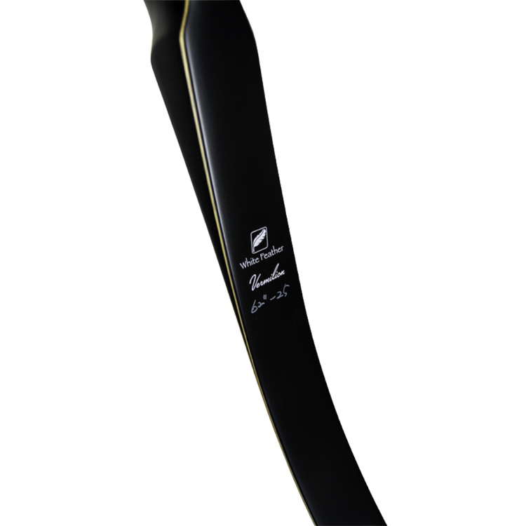 White Feather Fieldbow Vermilion 62"