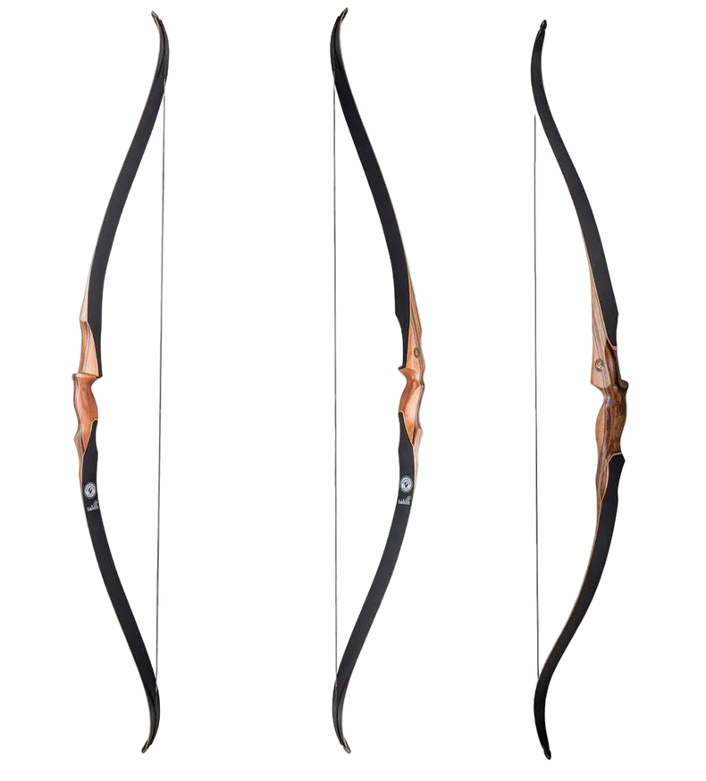 Buck Trail Elite Black Talon Traditional One-Piece Recurve Bow 60" LH 35LBS