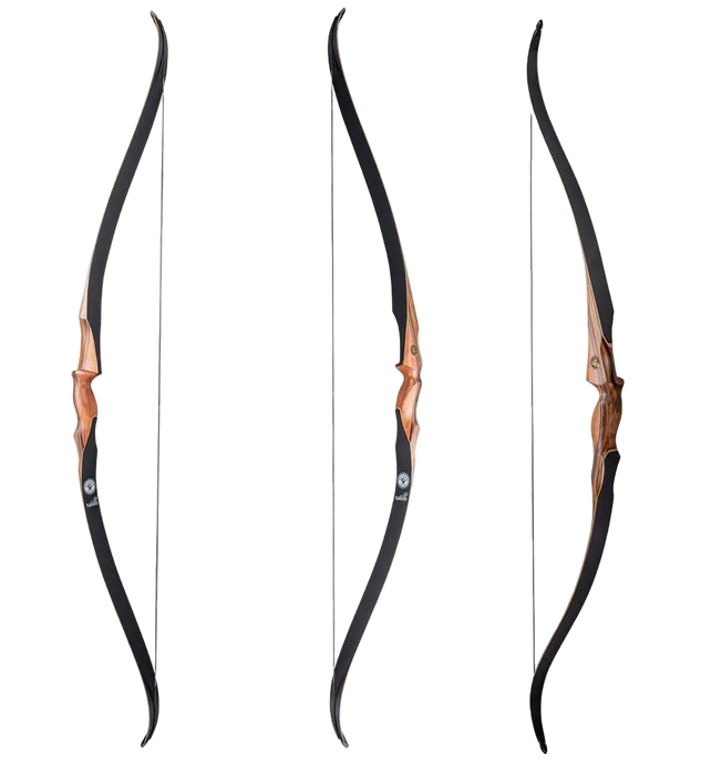 Buck Trail Elite Black Talon Traditional One-Piece Recurve Bow 60" LH 35LBS