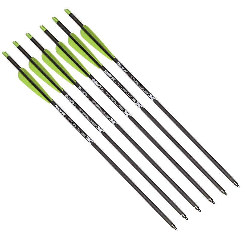 Bear Archery TrueX Carbon Arrows - Pack of 6 - Fast UK Shipping | Tactical Archery UK