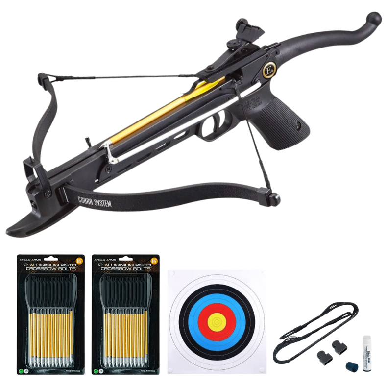 EK Archery Cobra 80lbs Aluminium Pistol Crossbow Bundle - Fast UK Shipping | Tactical Archery UK