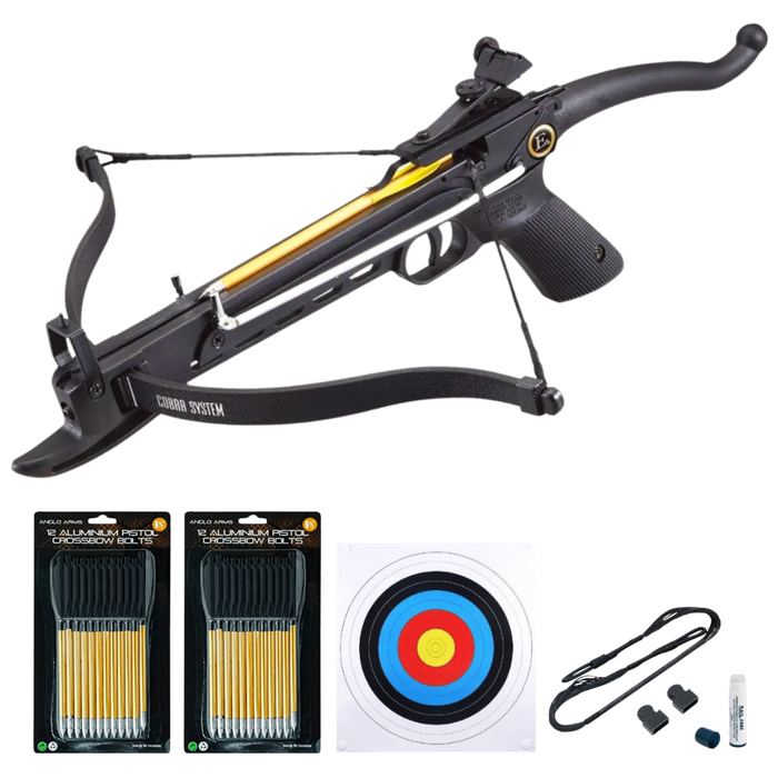 EK Archery Cobra 80lbs Aluminium Pistol Crossbow Bundle - Fast UK Shipping | Tactical Archery UK