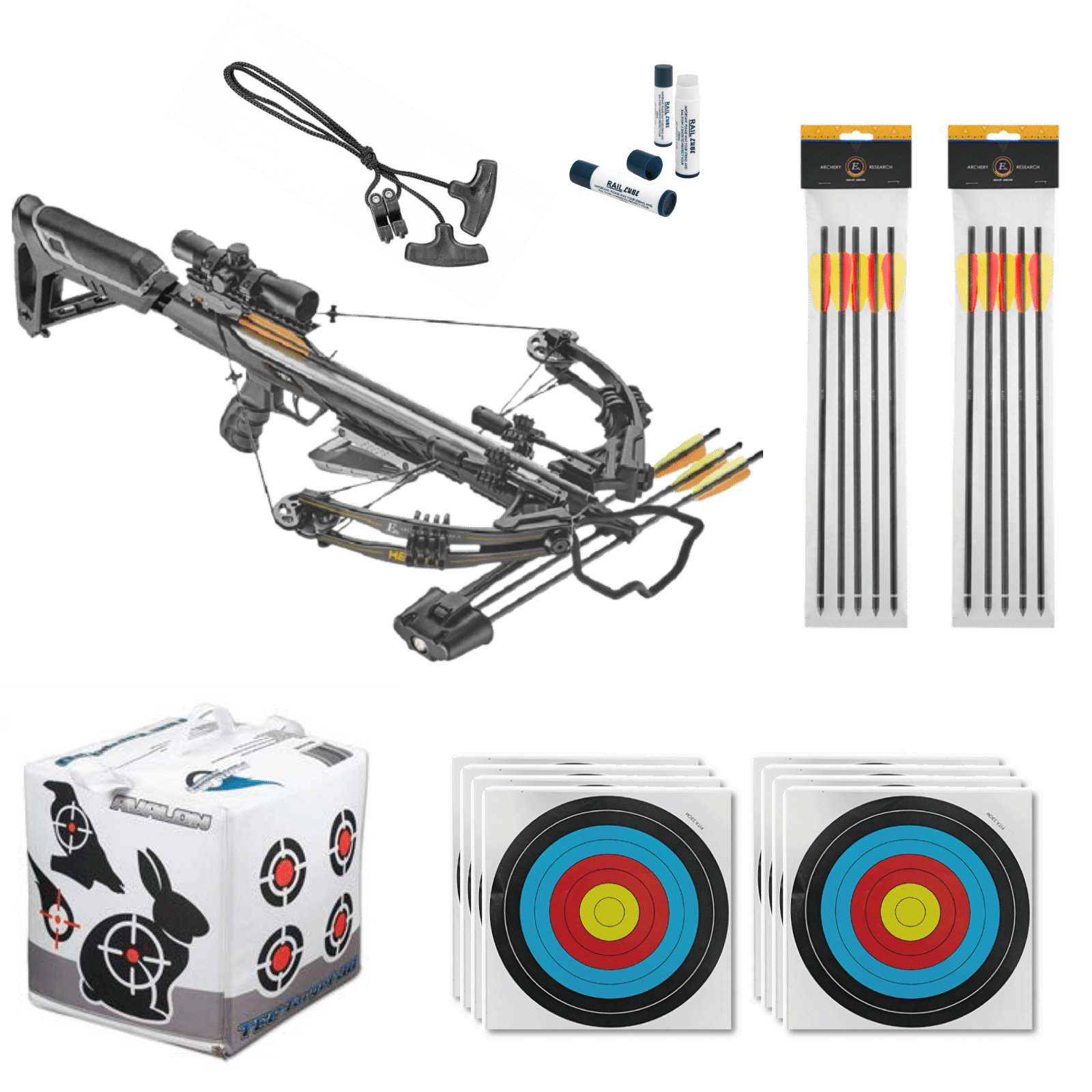 EK Archery HEX 400 Compound Crossbow Bundle - 210lbs