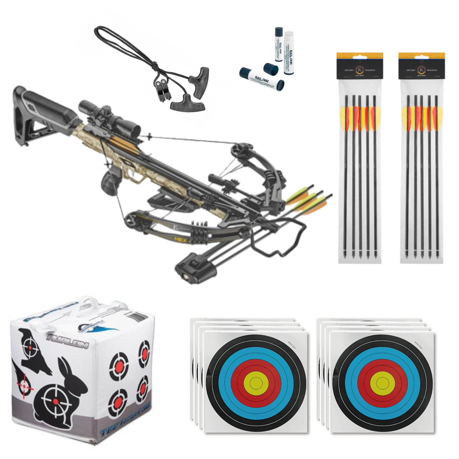 EK Archery HEX 400 Compound Crossbow Bundle 210lbs