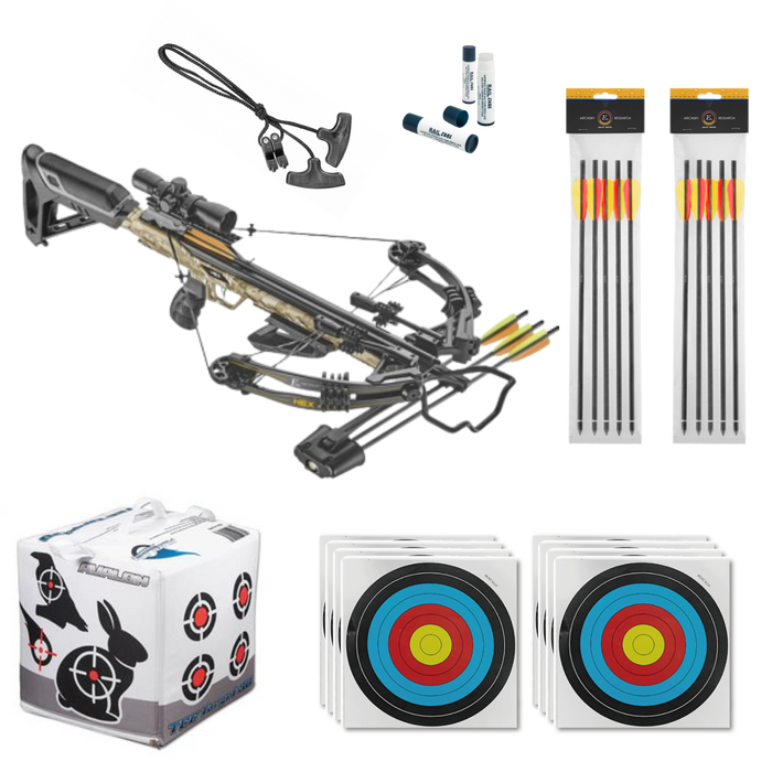 EK Archery HEX 400 Compound Crossbow Bundle - 210lbs