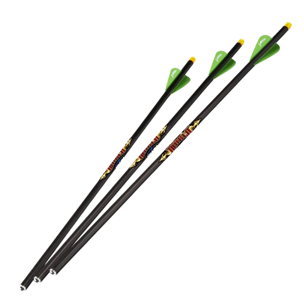 Excalibur Diablo Illuminated Carbon Arrows 18" - Pack of 3 - Fast UK Shipping | Tactical Archery UK
