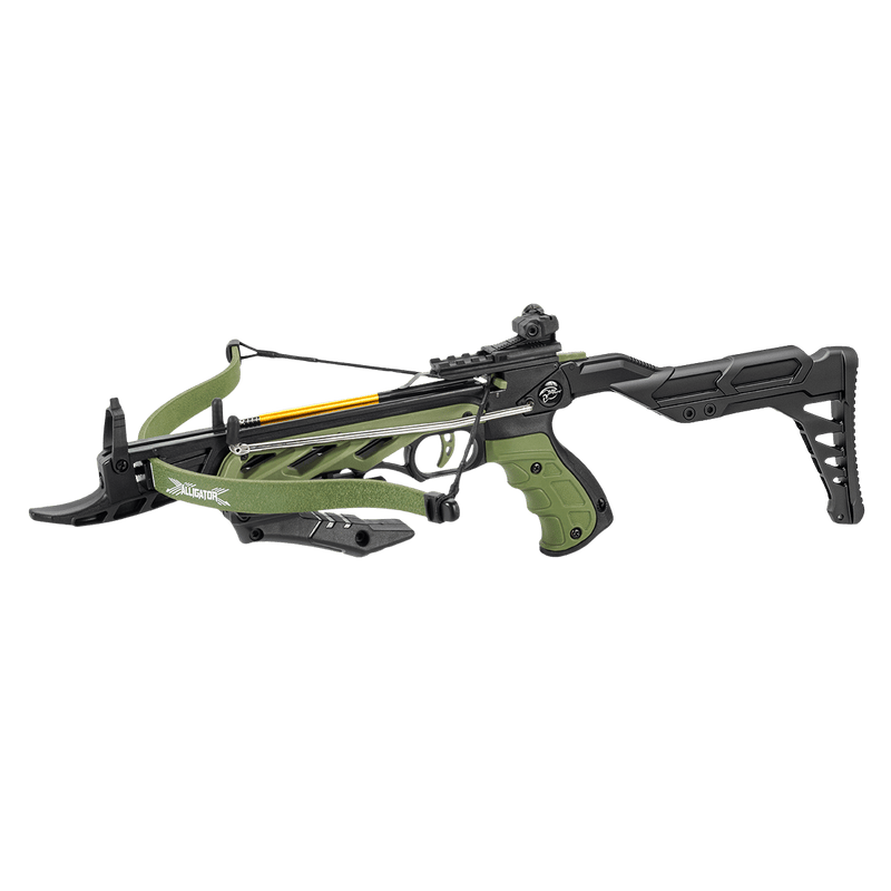 Man Kung MK-TCS2G Alligator Deluxe Pistol Crossbow - Green - Fast UK Shipping | Tactical Archery UK