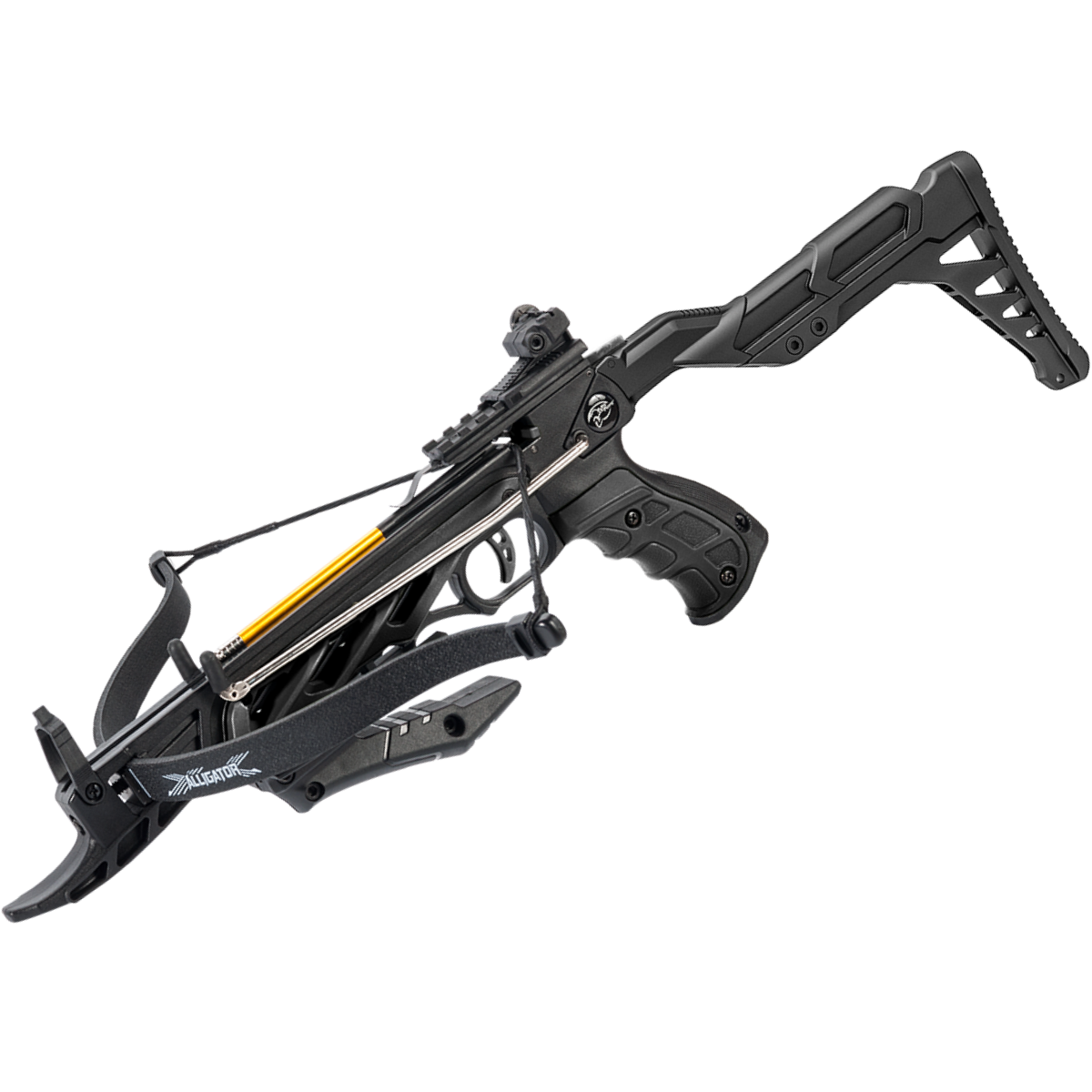 Man Kung MK-TCS2BK Alligator Deluxe Pistol Crossbow - Black - Fast UK Shipping | Tactical Archery UK