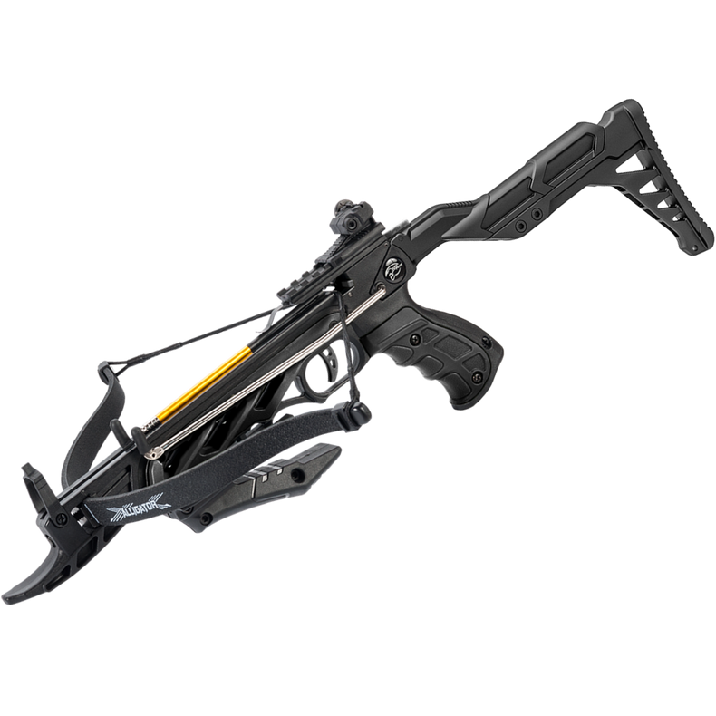 Man Kung MK-TCS2BK Alligator Deluxe Pistol Crossbow - Black - Fast UK Shipping | Tactical Archery UK