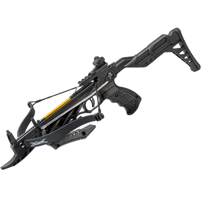 Man Kung MK-TCS2BK Alligator Deluxe Pistol Crossbow - Black - Fast UK Shipping | Tactical Archery UK