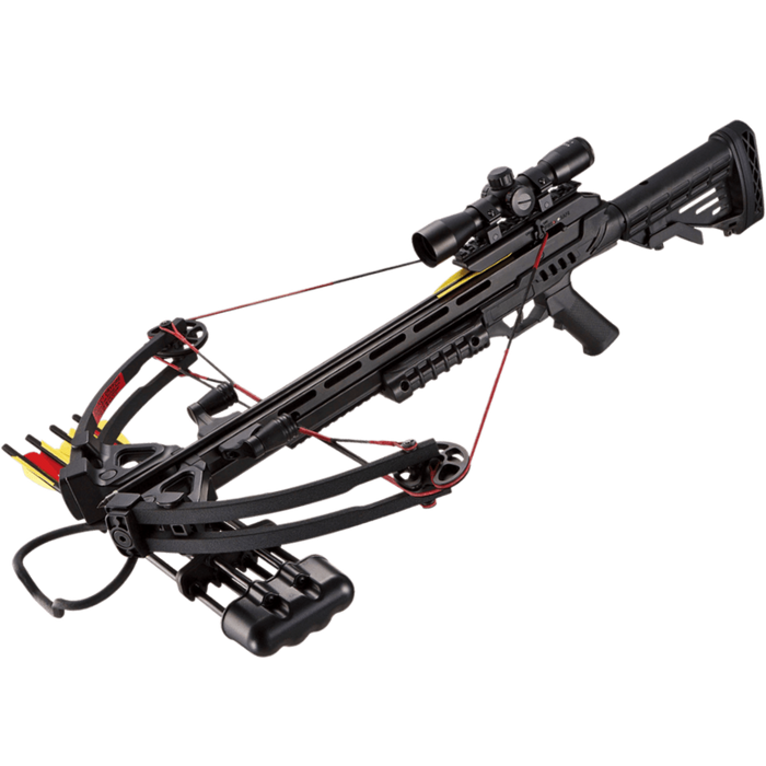 Man Kung MK-XB52BK Stalker Compound Crossbow Package 370fps - Fast UK Shipping | Tactical Archery UK